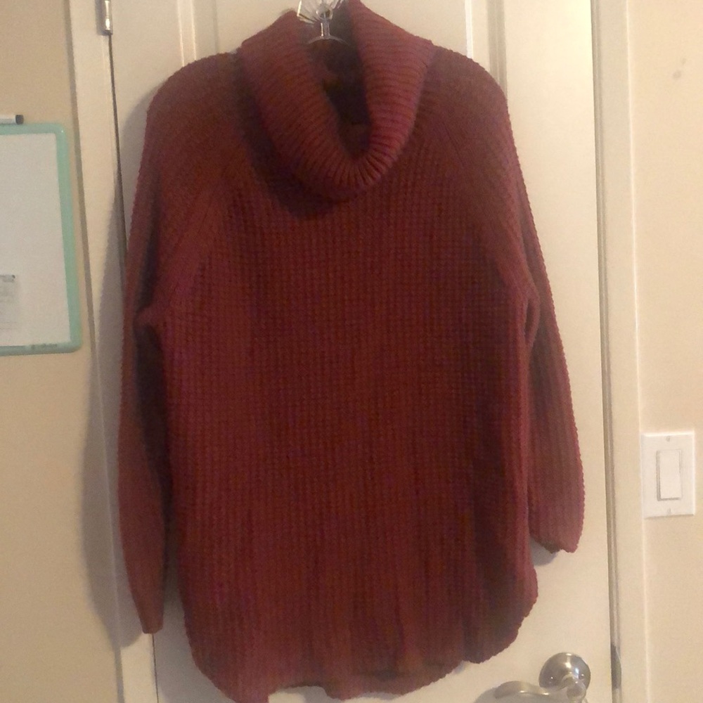 Burnt orange sweater
